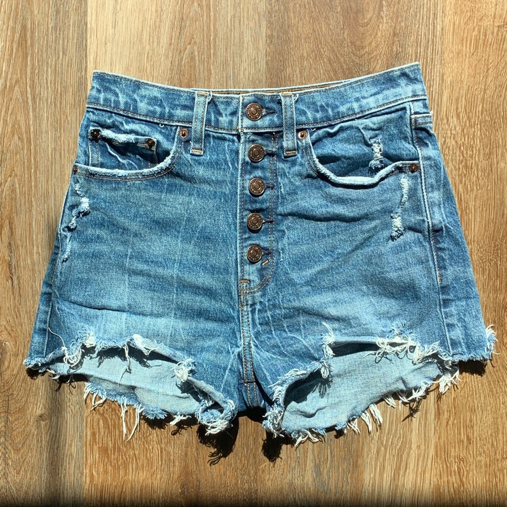 A&F High Rise Mom Shorts 24/00